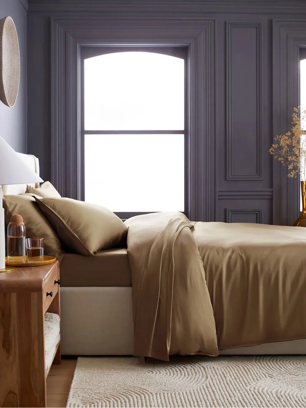 Quince Organic Cotton Duvet Cover Set in Taupe